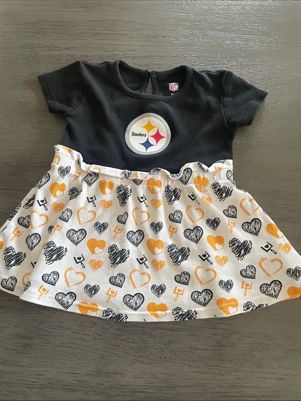 NFL Pittsburgh Steelers Dress Baby 24 MOS